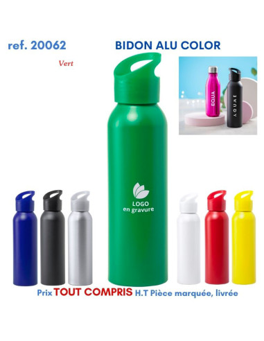 BIDON ALU COLOR REF 20062 20062 GOURDES GOBELETS : OBJETS PUBLICITAIRES  6,52 €