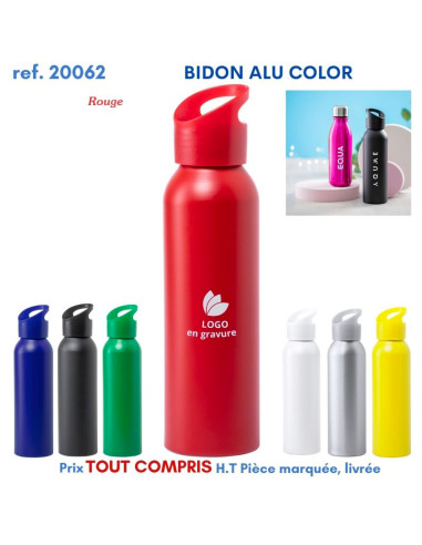 BIDON ALU COLOR REF 20062 20062 GOURDES GOBELETS : OBJETS PUBLICITAIRES  6,52 €