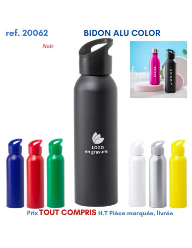 BIDON ALU COLOR REF 20062 20062 GOURDES GOBELETS : OBJETS PUBLICITAIRES  6,52 €