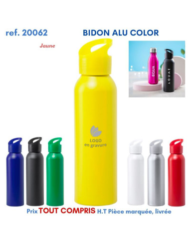 BIDON ALU COLOR REF 20062 20062 GOURDES GOBELETS : OBJETS PUBLICITAIRES  6,52 €