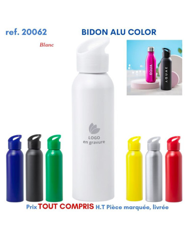 BIDON ALU COLOR REF 20062 20062 GOURDES GOBELETS : OBJETS PUBLICITAIRES  6,52 €