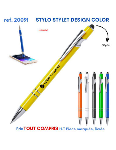 STYLO STYLET DESIGN COLOR REF 20091 20091 Stylos plastiques  1,72 €