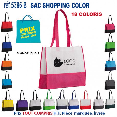 SAC SHOPPING COLOR REF 5786 B 5786 B SACS SHOPPING - TOTEBAG  2,86 €