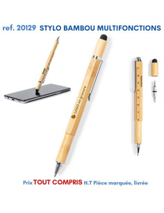 STYLO BAMBOU MULTIFONCTIONS REF 20129 20129 Stylos Bois, carton, recyclé  5,06 €