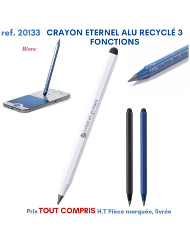 CRAYON ETERNEL ALU RECYCLE 3 FONCTIONS REF 20132 20132 Stylos Bois, carton, recyclé  2,31 €