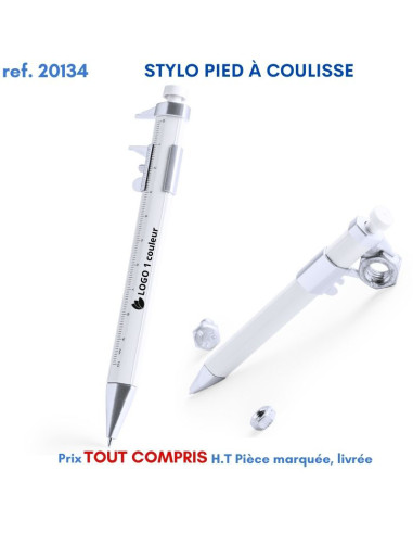 STYLO PIED A COULISSE REF 20134 20134 STYLOS PUBLICITAIRES PERSONNALISES  2,16 €