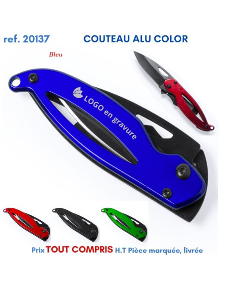 COUTEAU ALU COLOR REF 20137 20137 ARTICLES PUBLICITAIRES DIVERS POUR LA CUISINE  5,18 €
