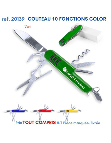 CANIF 10 FONCTIONS COLOR REF 20139 20139 OUTILS PUBLICITAIRES  4,06 €