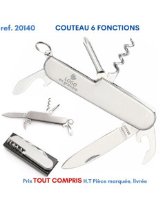 COUTEAU ALU 6 FONCTIONS REF 20140 20140 OUTILS PUBLICITAIRES  3,09 €