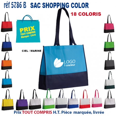 SAC SHOPPING COLOR REF 5786 B 5786 B SACS SHOPPING - TOTEBAG  2,86 €