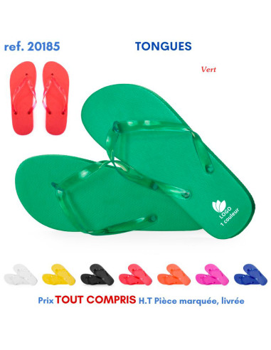 TONGUES POUR LA PLAGEREF 20185 20185 LOISIRS - PLAGE : OBJET PUBLICITAIRE  4,92 €