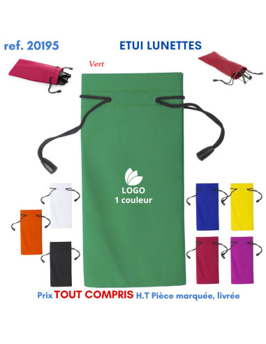 ETUI LUNETTES REF 20195 20195 POCHETTE - PORTE ETIQUETTE BAGAGE  1,34 €