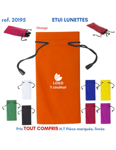 ETUI LUNETTES REF 20195 20195 POCHETTE - PORTE ETIQUETTE BAGAGE  1,34 €