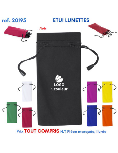 ETUI LUNETTES REF 20195 20195 POCHETTE - PORTE ETIQUETTE BAGAGE  1,34 €