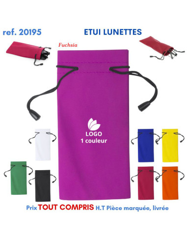 ETUI LUNETTES REF 20195 20195 POCHETTE - PORTE ETIQUETTE BAGAGE  1,34 €