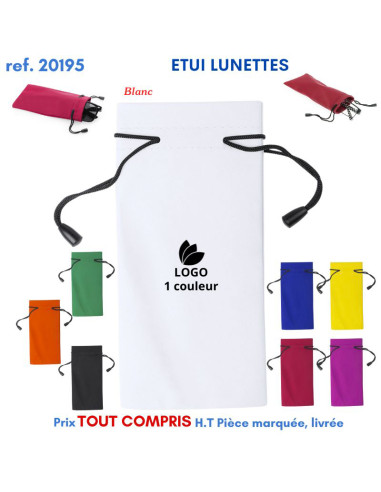 ETUI LUNETTES REF 20195 20195 POCHETTE - PORTE ETIQUETTE BAGAGE  1,34 €