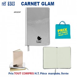 CARNET GLAM 9 x 14 cm REF 8303 8303 Carnet personnalisé  2,61 € 2