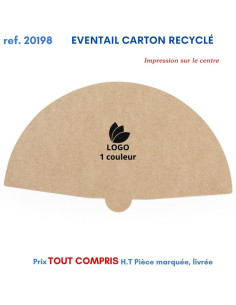 EVENTAIL CARTON RECYCLE REF 20198 20198 Sélection été  1,04 €