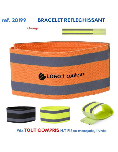 BRACELET REFLECHISSANT REF 20200 20199 lacet tour de cou publicitaire  2,36 €