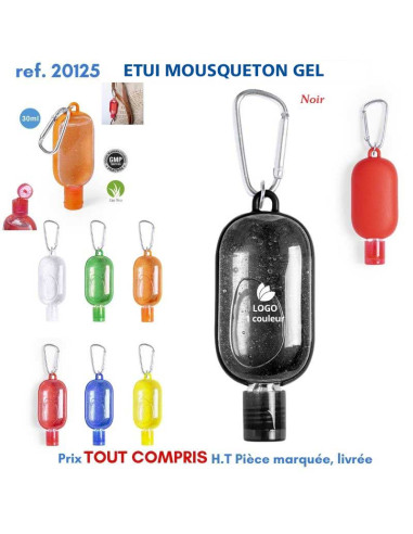 ETUI MOUSQUETON RECHARGEABLE GEL REF 20125 20125 PROTECTION PREVENTION  1,32 €