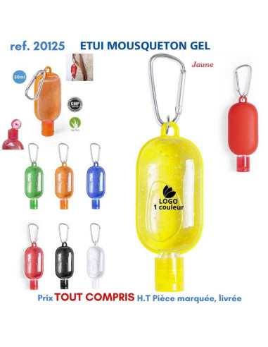 ETUI MOUSQUETON RECHARGEABLE GEL REF 20125 20125 PRATIQUE  1,20 €