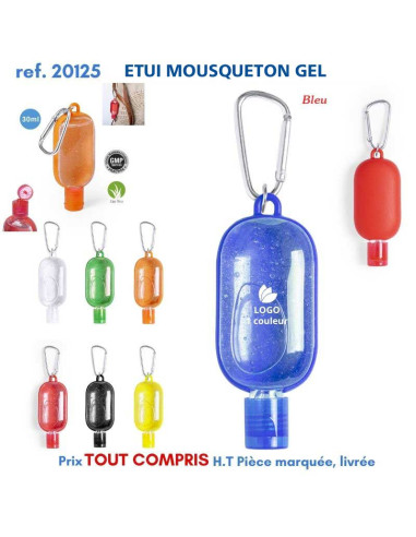 ETUI MOUSQUETON RECHARGEABLE GEL REF 20125 20125 PROTECTION PREVENTION  1,32 €