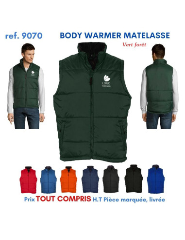 BODY-WARMER MATELASSE REF 9070 9070 BODY-WARMER PERSONNALISE  16,98 €