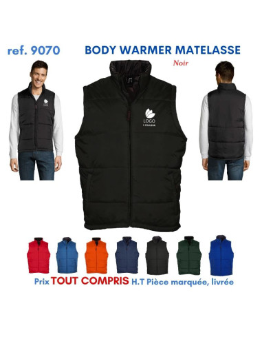 BODY-WARMER MATELASSE REF 9070 9070 BODY-WARMER PERSONNALISE  16,98 €