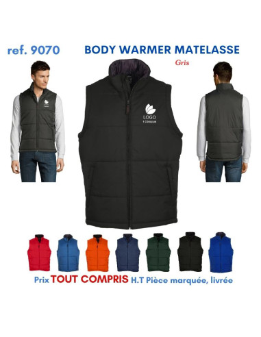 BODY-WARMER MATELASSE REF 9070 9070 BODY-WARMER PERSONNALISE  16,98 €