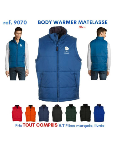 BODY-WARMER MATELASSE REF 9070 9070 BODY-WARMER PERSONNALISE  16,98 €