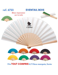 EVENTAIL BOIS REF 6723 6723 Sélection été  2,76 € 2