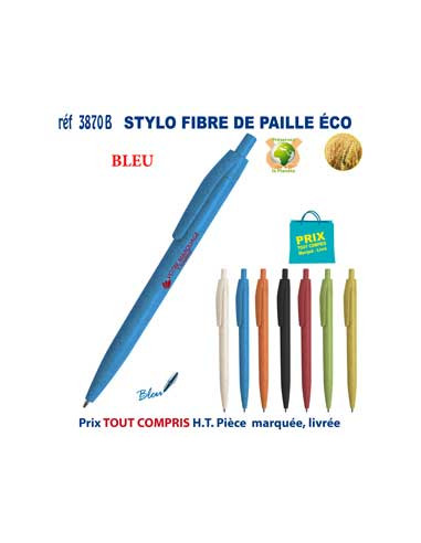 STYLO FIBRES DE PAILLE ECO REF 3870 B 3870 B Stylos plastiques  0,78 €