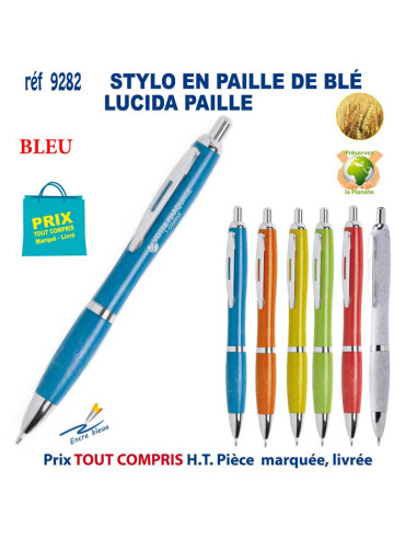 STYLO LUCIDA PAILLE REF 9282 9282 Stylos Bois, carton, recyclé  1,72 €