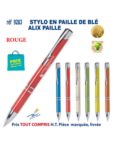 STYLO BILLE ALIX BLE REF 9283 9283 Stylos Bois, carton, recyclé  1,78 €