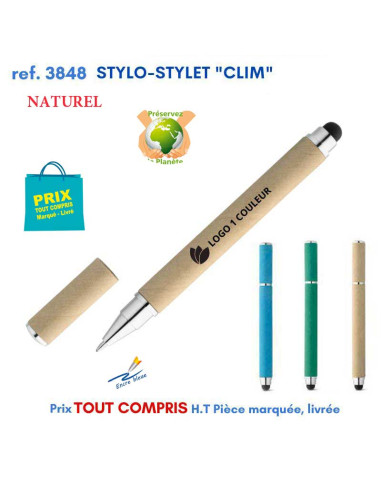 STYLO STYLET CLIM REF 3848 3848 Stylos Bois, carton, recyclé  0,99 €