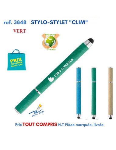 STYLO STYLET CLIM REF 3848 3848 Stylos Bois, carton, recyclé  0,99 €