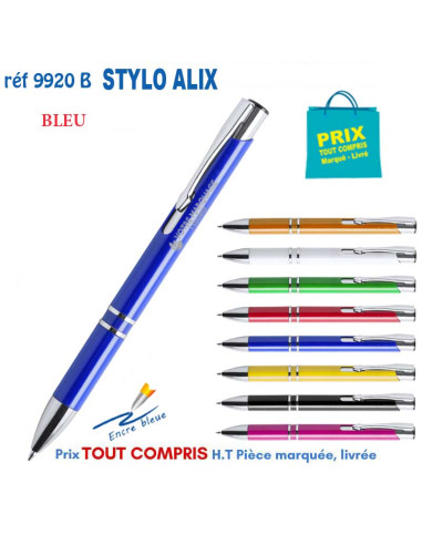 STYLO ALIX REF 9920 B 9920 B Stylos plastiques  0,89 €