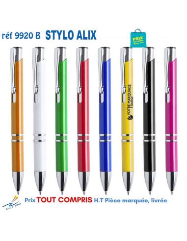 STYLO ALIX REF 9920 B 9920 B Stylos plastiques  0,89 €