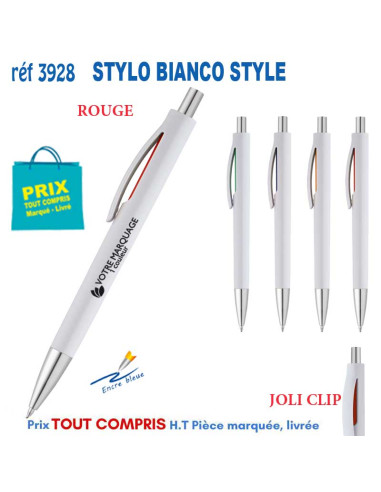 STYLO BIANCO STYLE REF 3928 3928 Stylos plastiques  0,87 €