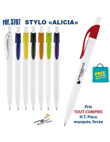STYLO ALICIA REF 3707 3707 Stylos plastiques  0,72 €