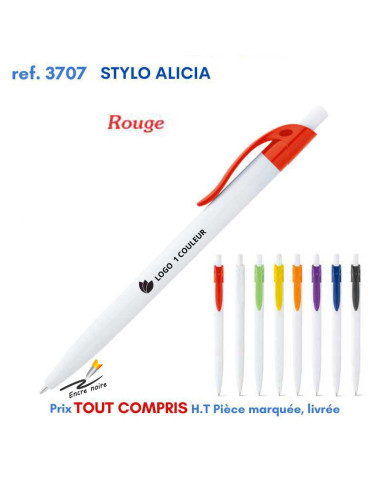 STYLO ALICIA REF 3707 3707 Stylos plastiques  0,72 €