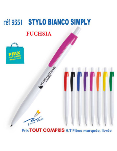 STYLO BIANCO SIMPLY REF 9351 9351 Stylos plastiques  0,72 €