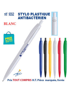 STYLO PLASTIQUE ANTI-BACTERIEN REF 9352 9352 Stylos plastiques  0,76 € 2