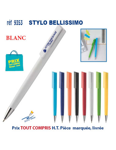 STYLO PLASTIQUE BELLISSIMO REF 9353 9353 Stylos plastiques  1,00 €