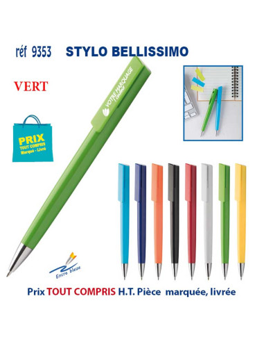 STYLO PLASTIQUE BELLISSIMO REF 9353 9353 Stylos plastiques  1,00 €