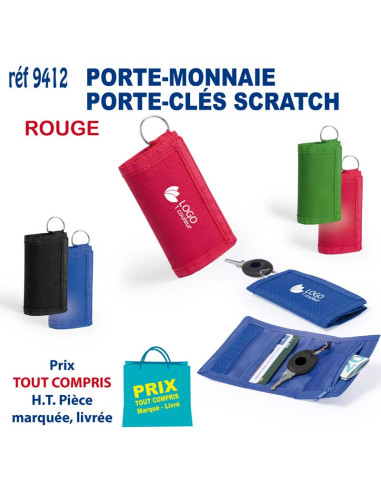 PORTE-MONNAIE PORTE-CLES SCRATCH REF 9412 9412 DIVERS OBJETS PUBLICITAIRES  3,19 €