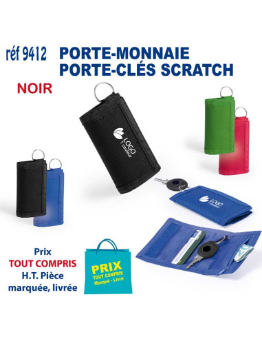 PORTE-MONNAIE PORTE-CLES SCRATCH REF 9412 9412 DIVERS OBJETS PUBLICITAIRES  3,19 €