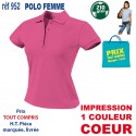 POLO FEMME 210 GRS 952 POLOS PUBLICITAIRES PERSONNALISES  7,43 €