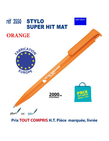 STYLO SUPER HIT MAT ou BRILLANT REF 3550 3550 Stylos plastiques  0,42 €