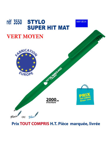 STYLO SUPER HIT MAT ou BRILLANT REF 3550 3550 Stylos plastiques  0,42 €